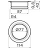 Cменная горловина для измельчителя OMOIKIRI NA-02-AB022 4956688