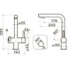 Смеситель OMOIKIRI HOTARU-CH-WH 4994051