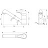 Смеситель OMOIKIRI TATEYAMA-S-CH 4994142