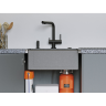 Смеситель OMOIKIRI Nagano-IB Indigo blue 4994433